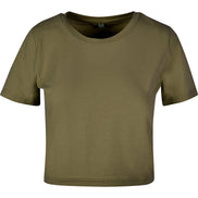 Organic Stretch Cropped T-Shirt: Women's