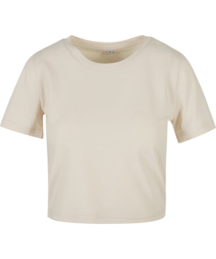 Organic Stretch Cropped T-Shirt: Women's