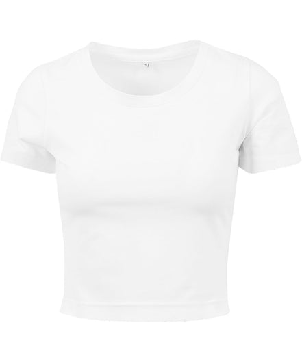 Organic Stretch Cropped T-Shirt: Women's
