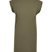 Organic Extended Shoulder T-shirt Dress: Womens