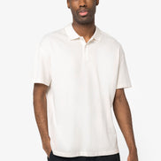Organic Drop Shoulder Polo Shirt: Men's