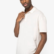 Organic Drop Shoulder Polo Shirt: Men's