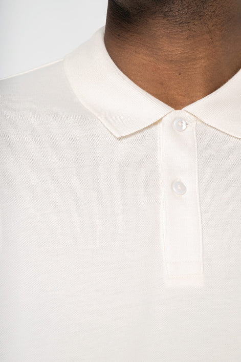 Organic Drop Shoulder Polo Shirt: Men's