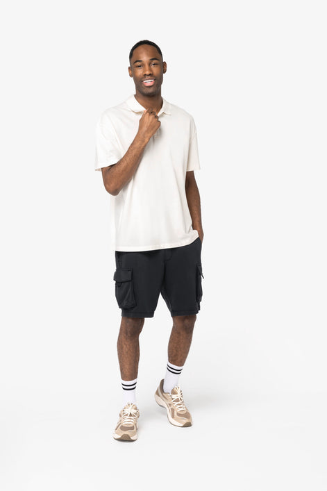 Organic Drop Shoulder Polo Shirt: Men's