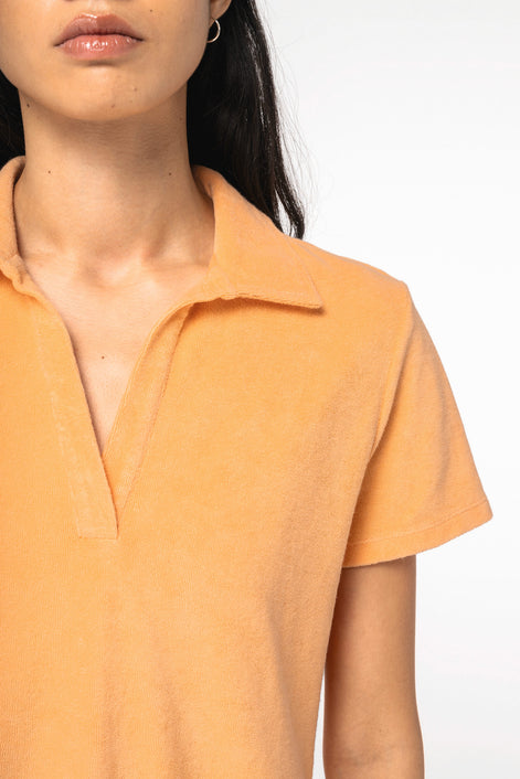 Organic Towel-Feel Polo Shirt: Women's