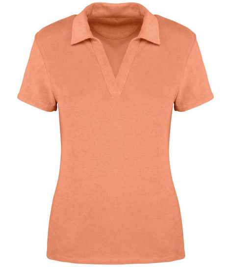 Organic Towel-Feel Polo Shirt: Women's