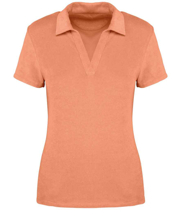 Organic Towel-Feel Polo Shirt: Women's