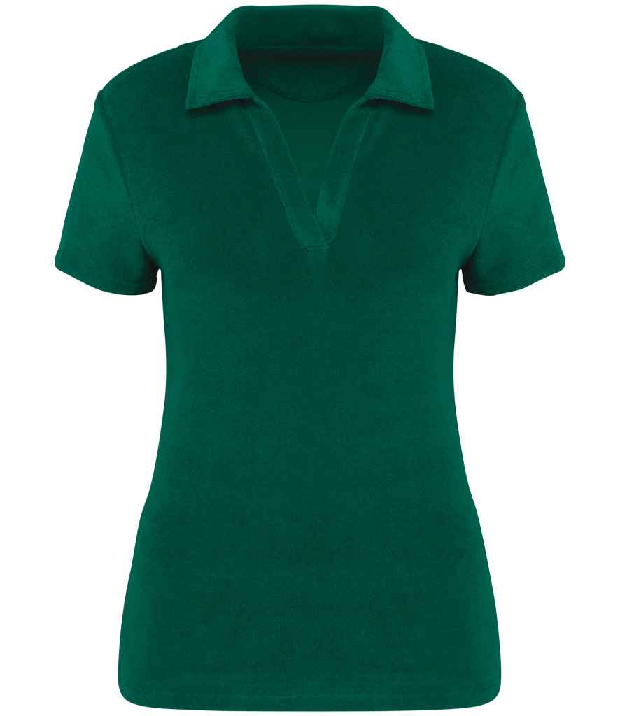 Organic Towel-Feel Polo Shirt: Women's