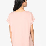 Organic Loose Fit Roll Sleeve T-Shirt: Women's