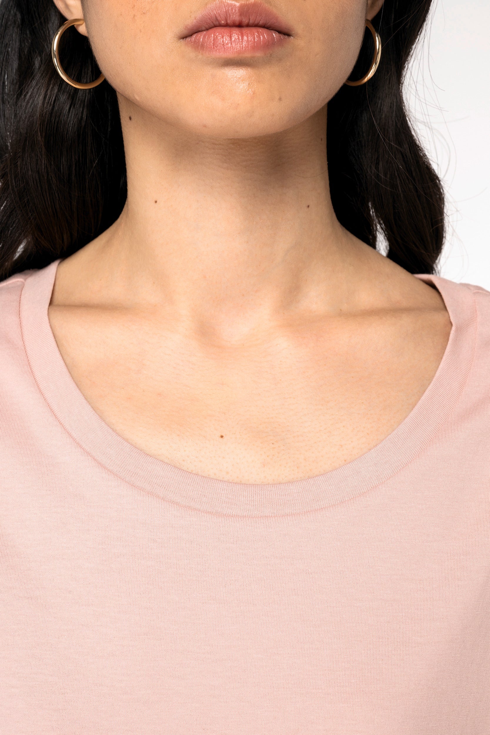Organic Loose Fit Roll Sleeve T-Shirt: Women's