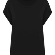 Organic Loose Fit Roll Sleeve T-Shirt: Women's
