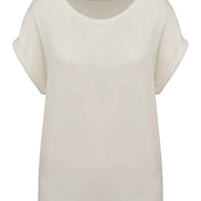 Organic Loose Fit Roll Sleeve T-Shirt: Women's