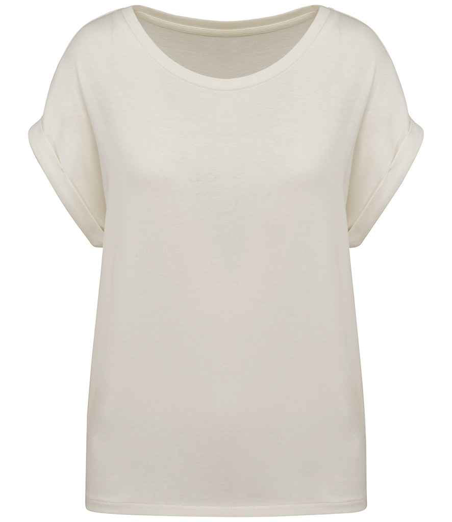 Organic Loose Fit Roll Sleeve T-Shirt: Women's