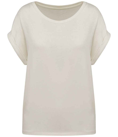 Organic Loose Fit Roll Sleeve T-Shirt: Women's