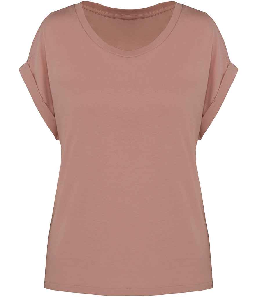 Organic Loose Fit Roll Sleeve T-Shirt: Women's