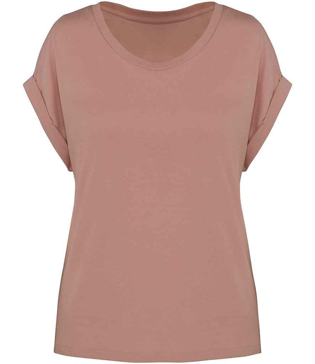 Organic Loose Fit Roll Sleeve T-Shirt: Women's