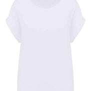 Organic Loose Fit Roll Sleeve T-Shirt: Women's