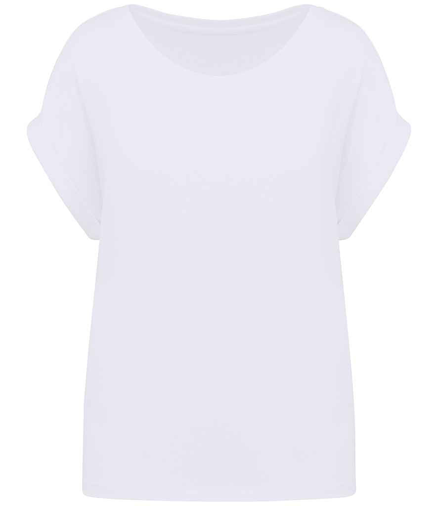 Organic Loose Fit Roll Sleeve T-Shirt: Women's