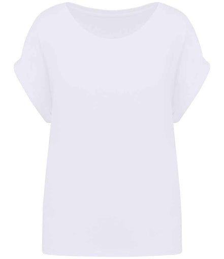 Organic Loose Fit Roll Sleeve T-Shirt: Women's