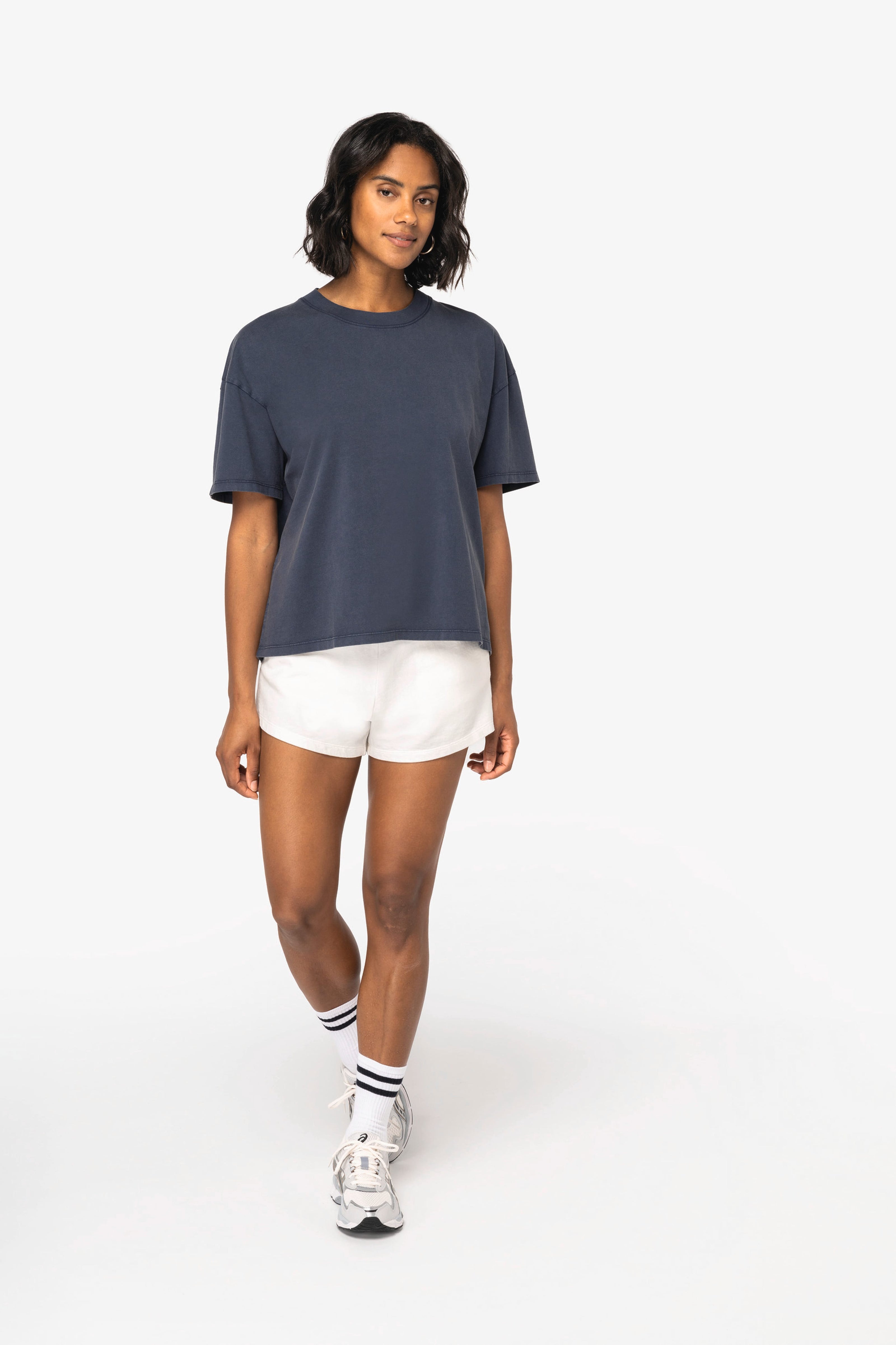 Organic Oversize Washed T-Shirt: Women's