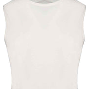 Organic Faded Cropped Tank Top: Women's