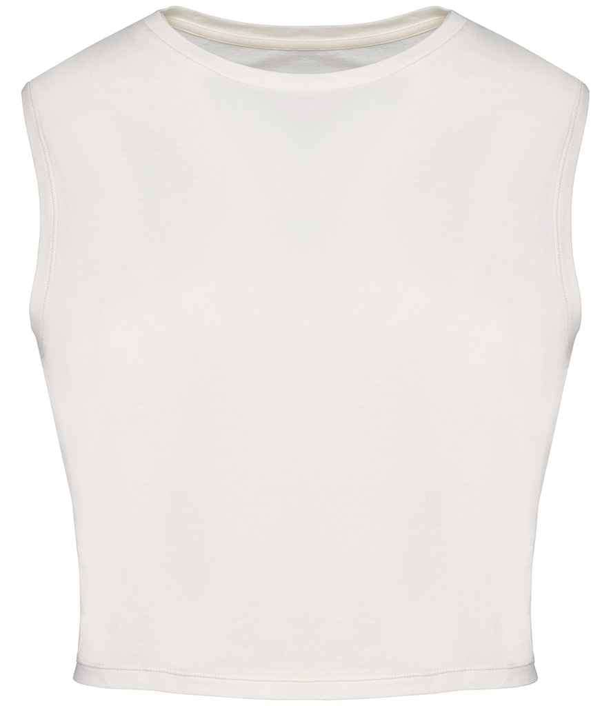 Organic Faded Cropped Tank Top: Women's