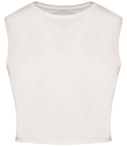Organic Faded Cropped Tank Top: Women's