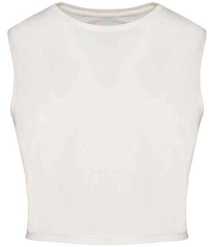 Organic Faded Cropped Tank Top: Women's