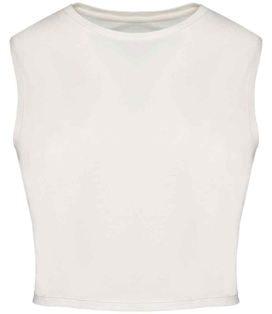 Organic Faded Cropped Tank Top: Women's