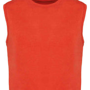 Organic Faded Cropped Tank Top: Women's