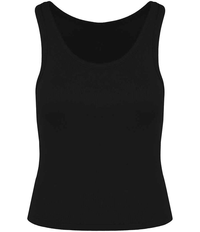 Organic Cotton Ribbed Tank Top: Womens