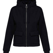 Organic Full Zip Hooded Sweatshirt: Women's