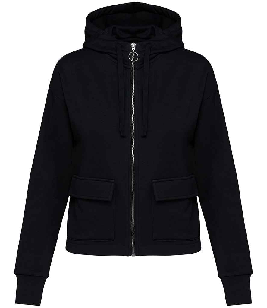 Organic Full Zip Hooded Sweatshirt: Women's