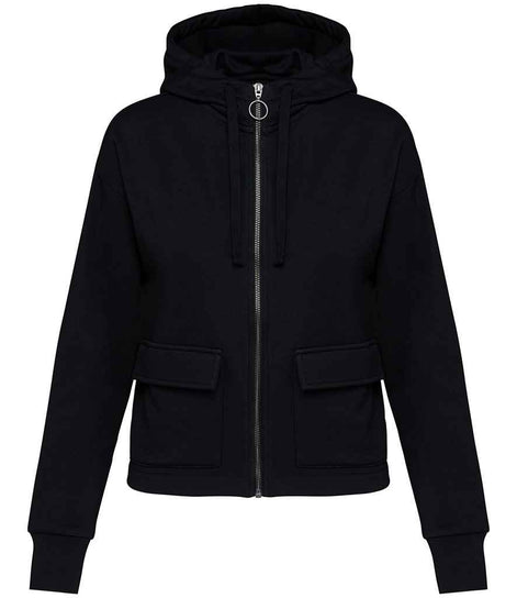 Organic Full Zip Hooded Sweatshirt: Women's
