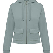 Organic Full Zip Hooded Sweatshirt: Women's