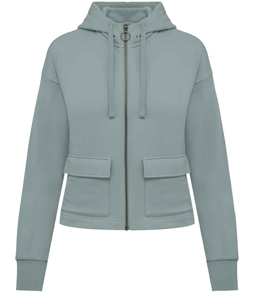 Organic Full Zip Hooded Sweatshirt: Women's