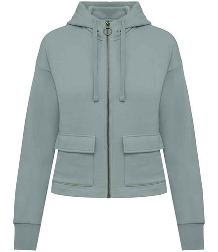 Organic Full Zip Hooded Sweatshirt: Women's
