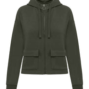 Organic Full Zip Hooded Sweatshirt: Women's