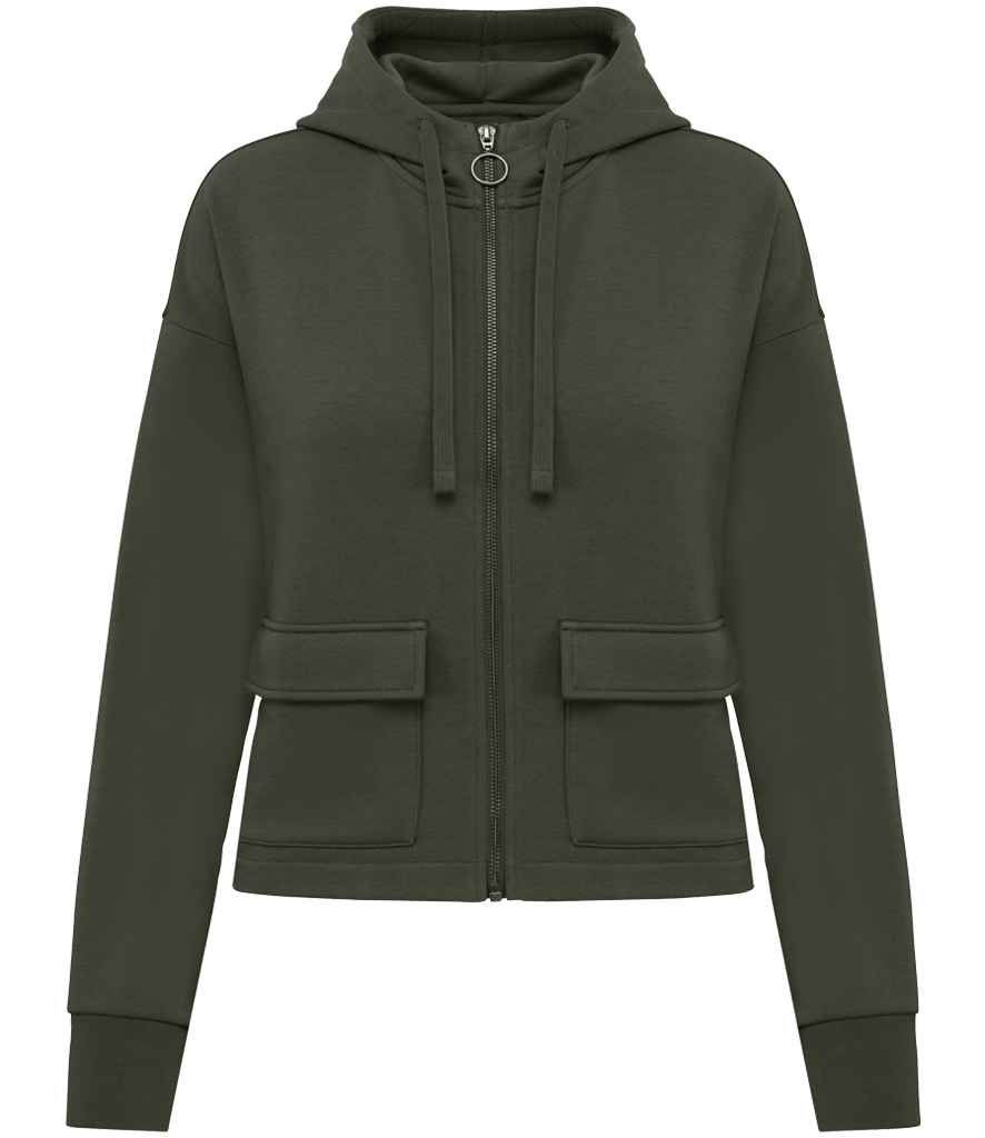 Organic Full Zip Hooded Sweatshirt: Women's