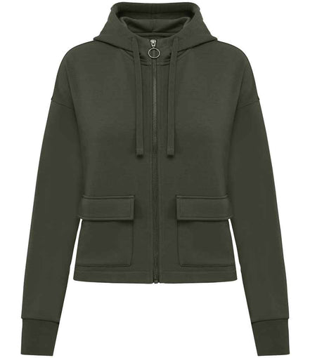 Organic Full Zip Hooded Sweatshirt: Women's