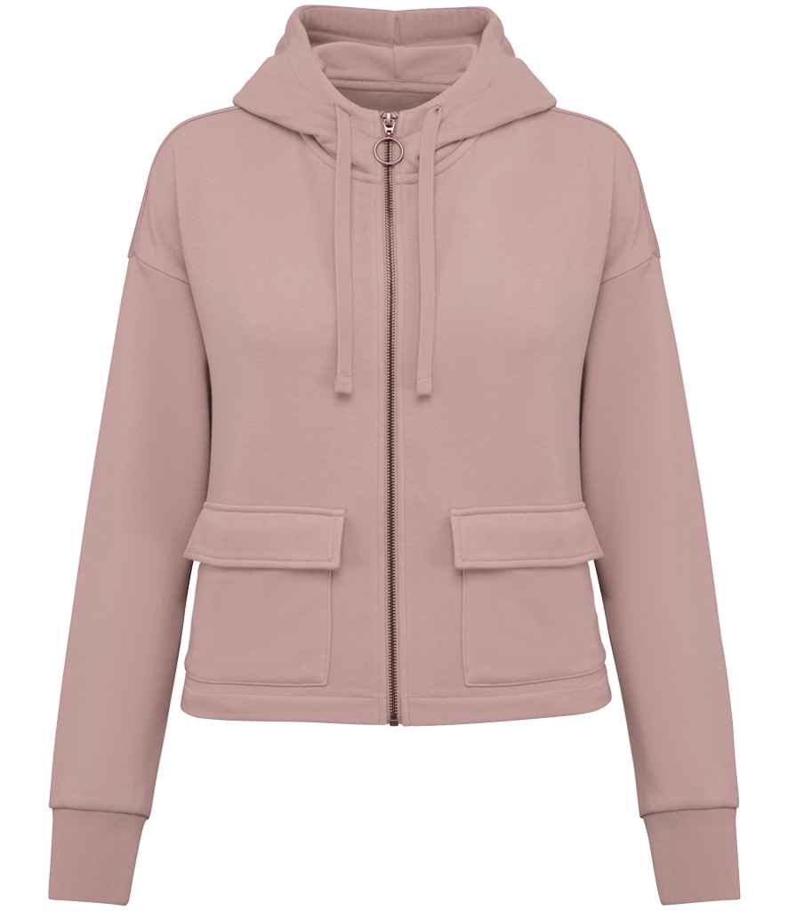 Organic Full Zip Hooded Sweatshirt: Women's