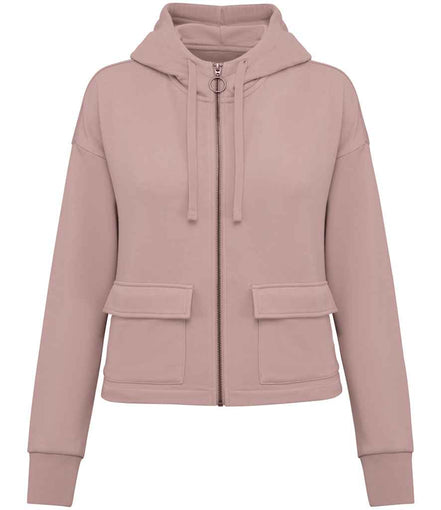 Organic Full Zip Hooded Sweatshirt: Women's