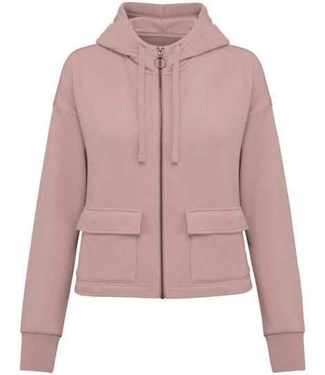 Organic Full Zip Hooded Sweatshirt: Women's