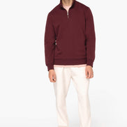 Organic Quarter Zip Sweatshirt: Men's