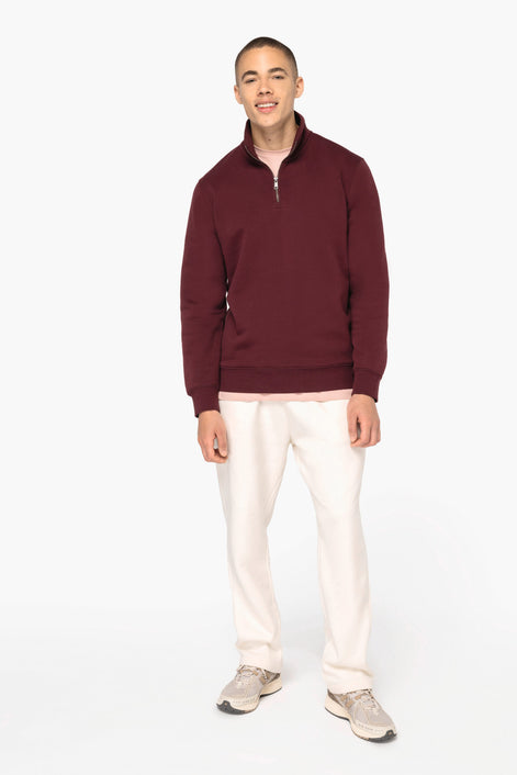 Organic Quarter Zip Sweatshirt: Men's