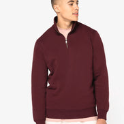Organic Quarter Zip Sweatshirt: Men's