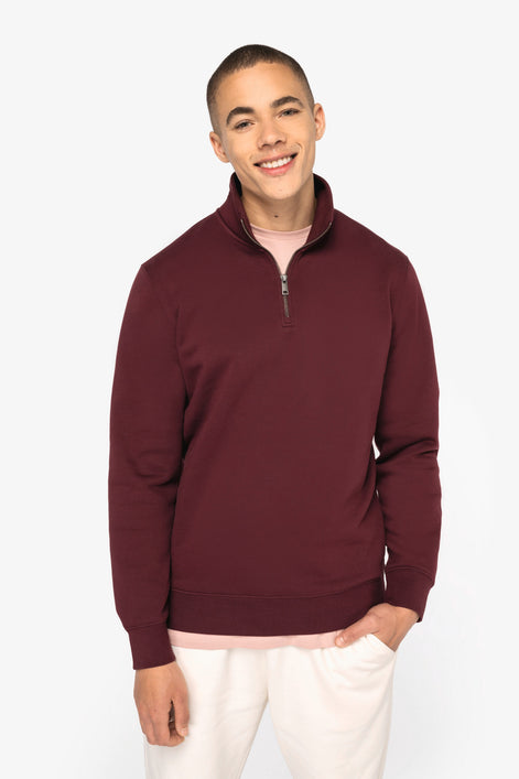 Organic Quarter Zip Sweatshirt: Men's