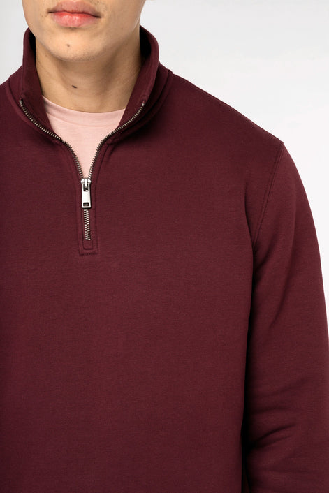 Organic Quarter Zip Sweatshirt: Men's