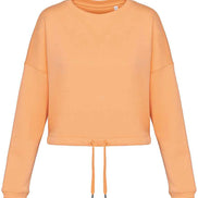 Organic Oversized Cropped Sweatshirt: Women's