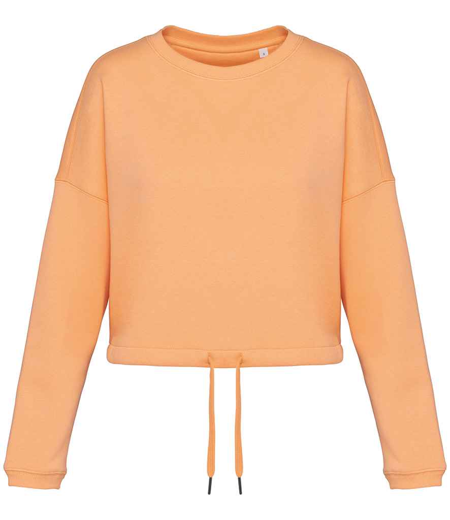 Organic Oversized Cropped Sweatshirt: Women's